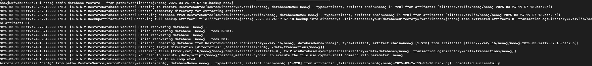 Seed database